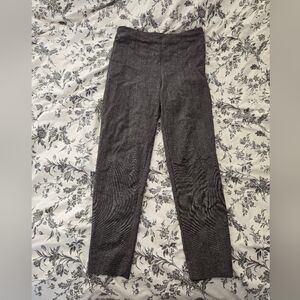 Ankle-Length Plaid Pants